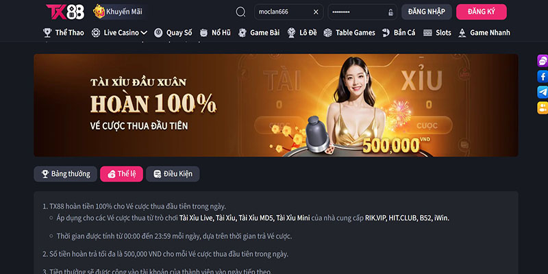 Hướng Dẫn Chi Tiết Cách Nhận Khuyến Mãi Tx88 Nhanh Chóng 1 cách nhận khuyến mãi TX88